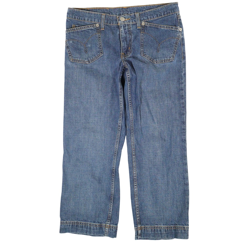 Polo Jeans Co Ralph Lauren Capri Denim Medium Wash Cotton Women 4